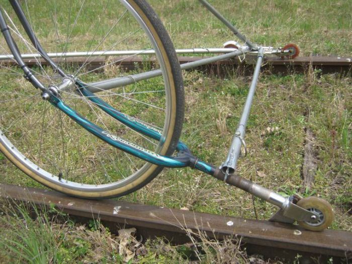 Железнодорожный велосипед (5 фото)